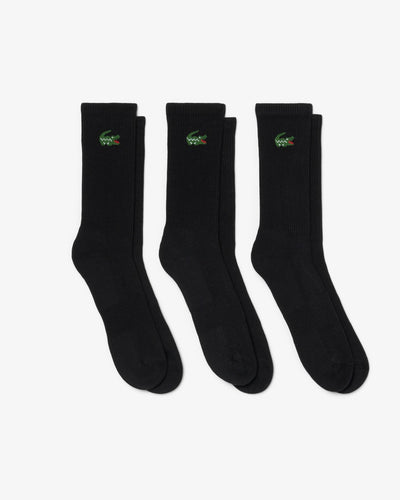 UNISEX 3-PACK SPORT SOCKS (Noir • 031)