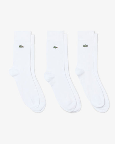 UNISEX 3-PACK SOCKS (White • 001)