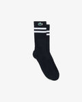 UNISEX PIQUÉ SPORT SOCKS (Noir / Blanc • 258)
