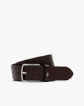MEN'S GRAINED LEATHER BELT (Brown • 028 )