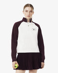 เสื้อสเว็ตเชิ้ตผู้หญิง QUARTER ZIP TENNIS HERITAGE BADGE SWEATSHIRT