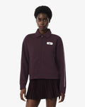 เสื้อสเว็ตเชิ้ตผู้หญิง TENNIS HERITAGE ZIPPED BADGE ACCENT SWEATSHIRT