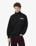 MEN'S PRINTED FLEECE QUARTER ZIP SWEATSHIRT (Bleu • 57I)