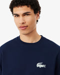 MEN'S FLEECE LOUNGE HOODIE (Navy Blue / White • 525)