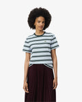 เสื้อยืดผู้หญิง STRIPED JERSEY T-SHIRT