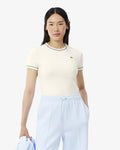 เสื้อยืดผู้หญิง CONTRAST TRIM JERSEY T-SHIRT