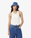 เสื้อยืดผู้หญิง SLIM FIT RIBBED COTTON TANK TOP