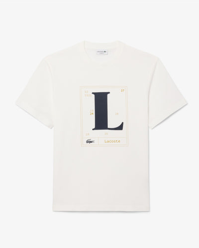 MEN'S PRINTED COTTON JERSEY T-SHIRT (Brown • SIX)
