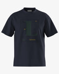 MEN'S PRINTED COTTON JERSEY T-SHIRT (Brown • SIX)