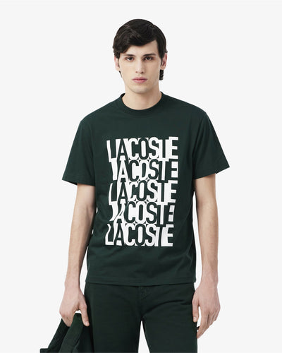 MEN'S PRINTED COTTON T-SHIRT (Noir • 031)