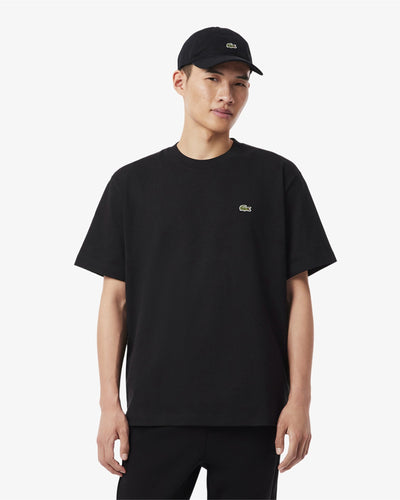 MEN'S HEAVY COTTON JERSEY T-SHIRT (Noir • 031)