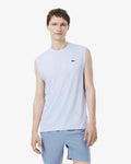 MEN'S ULTRA DRY CROCODILE JACQUARD TENNIS TANK TOP (Bleu Clair • T01)