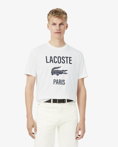 MEN'S PRINTED COTTON T-SHIRT (Noir • 031)