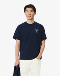 เสื้อยืดผู้ชาย EMBROIDERED ACCENT TENNIS PRINT JERSEY T-SHIRT