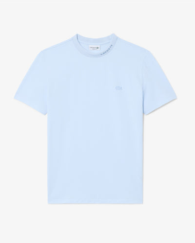 เสื้อยืดผู้ชาย JACQUARD BRANDED PIQUÉ COMMUTER T-SHIRT (Bleu Clair • T01)