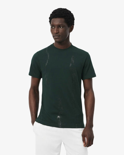 เสื้อยืดผู้ชาย LACOSTE TENNIS X DANIIL MEDVEDEV GRAPHIC T-SHIRT (Green • YZP)