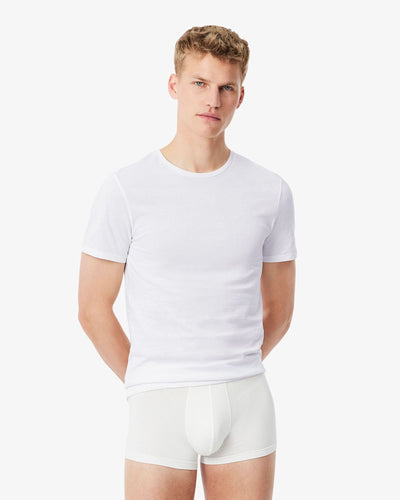 เสื้อยืดผู้ชาย 3-PACK SLIM FIT LOUNGEWEAR T-SHIRTS (White • 001)