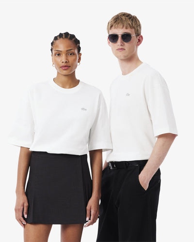 เสื้อยืดผู้ใหญ่ LOOSE FIT HEAVY COTTON JERSEY T-SHIRT (White • 001)