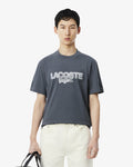 MEN'S PRINTED COTTON JERSEY T-SHIRT (Brown • SIX)