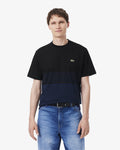 เสื้อยืดผู้ชาย STRIPED JERSEY COLOUR-BLOCK T-SHIRT