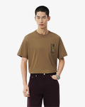 เสื้อยืดผู้ชาย PRINTED EMBROIDERY ACCENT COTTON JERSEY T-SHIRT