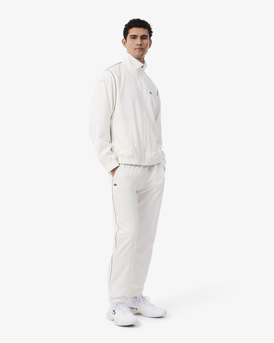 ชุดวอร์มผู้ชาย LACOSTE TENNIS X NOVAK DJOKOVIC TRACKSUIT (White / Khaki Green • CI8)
