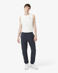 MEN'S WATER-REPELLENT TRIM ACCENT SPORT SWEATPANTS (Noir / Blanc • 258)