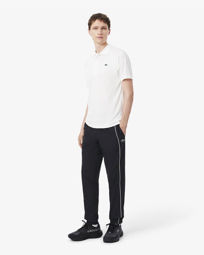 MEN'S WATER-REPELLENT TRIM ACCENT SPORT SWEATPANTS (Noir / Blanc • 258)