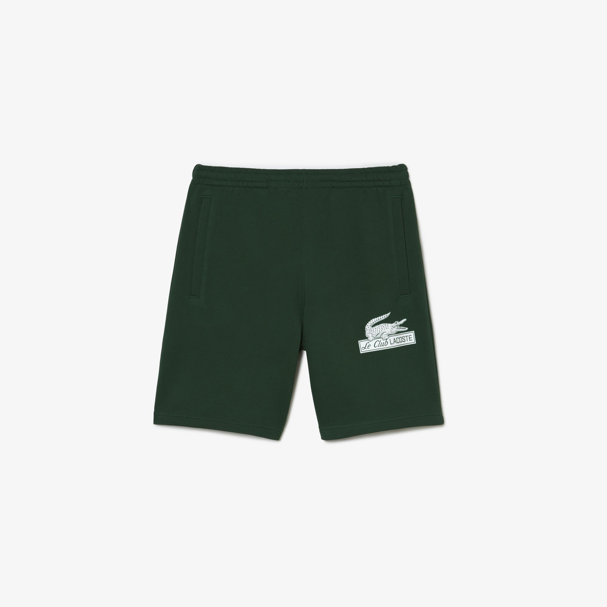 SPORTY & RICH + Lacoste appliquéd stretch-twill shorts