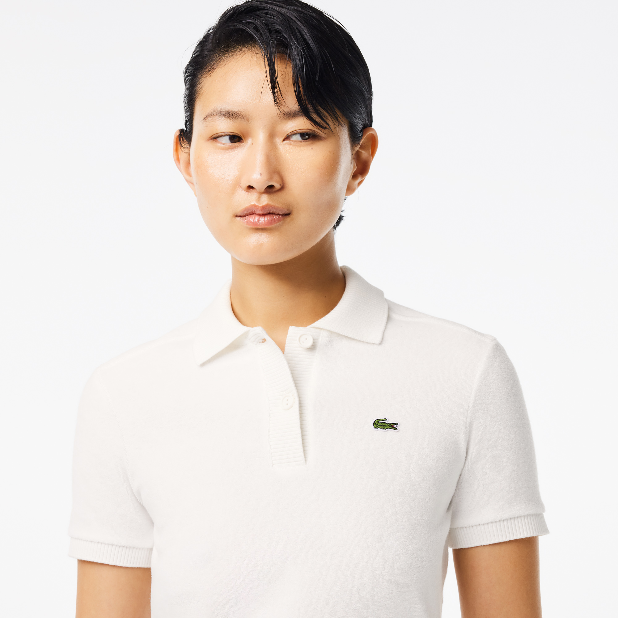 Slim Fit Terry Knit Polo Shirt | LACOSTE
